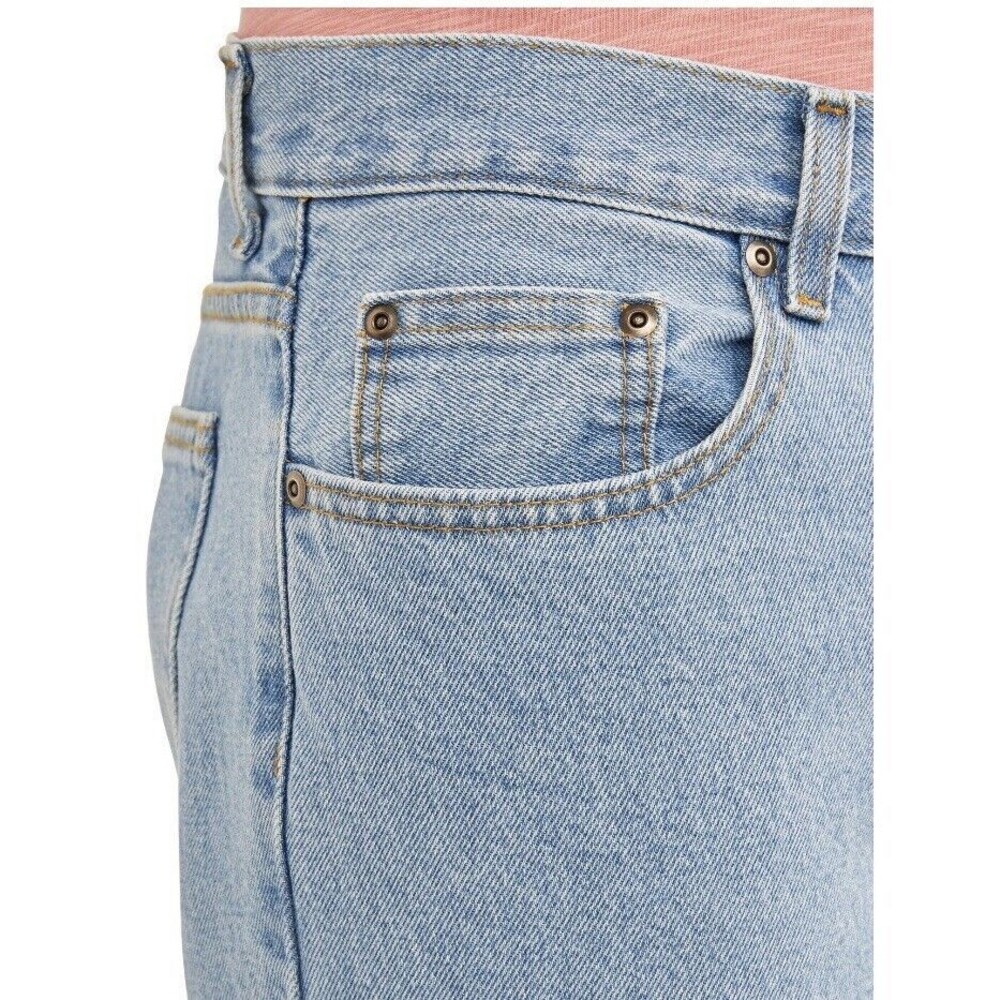 George Men's Regular Jeans Light Wash Blue Size 30 X 32 - Picture 5 of 8